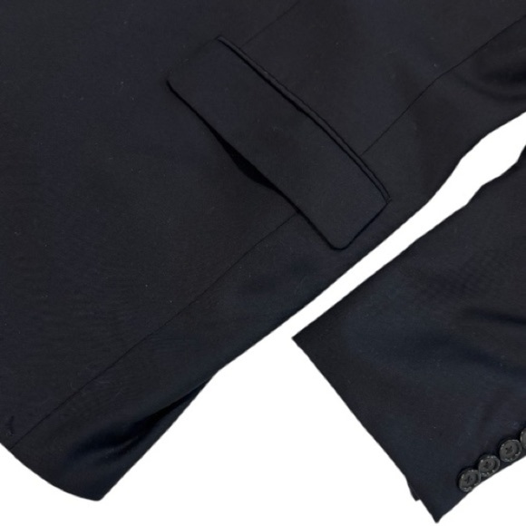 Hickey Freeman 100% Worsted Wool Navy Blazer Sport Coat 48L Made in USA EUC - Picture 7 of 8